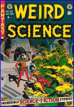 Wood, Wally Weird Science #22 Original Cover Art (large) 1953