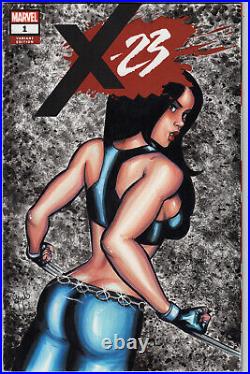 X-23 #1 9.8 Sketch Cover Cgc X-men Chris Mcjunkin Original Art April Sale