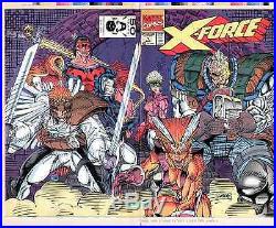 X-FORCE #1 ROB LIEFELD ART ORIGINAL PRODUCTION COVER PROOF 1st 1991 CABLE X-MEN