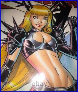 X-men #1 Blank 9.8 Ss Ap 1 Original Art Sketch Jose Varese & Tucci Sexy Magik
