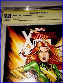 X-men #1 Blank Cover Original Art Hand Sketch Ticci & Jose Varese Ss 9.8 Cbcs