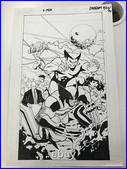 X-men Original Art Ryan Odagawa Vhs/dvd Cover Wolverine