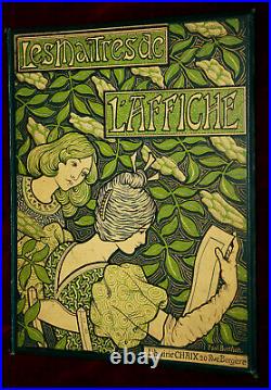 Xrare Paul Berthon 1896 Original Art Nouveau Huge Cover Maitres De L'affiche Wow