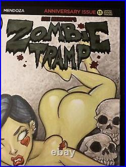 ZOMBIE TRAMP Sketch Cover Original Art CHRIS MCJUNKIN NEW ONE OF A KIND HOT