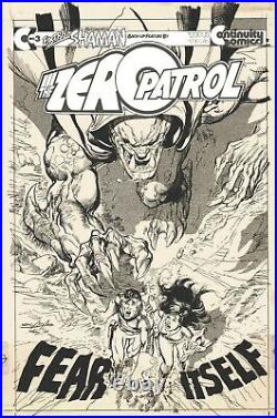 Zero Patrol #3 Original Cover Art Neal Adams